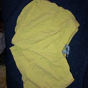 Yellow Patagonia shorts